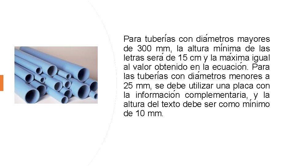 Identificacin de riesgos por fluidos conducidos en tuberas