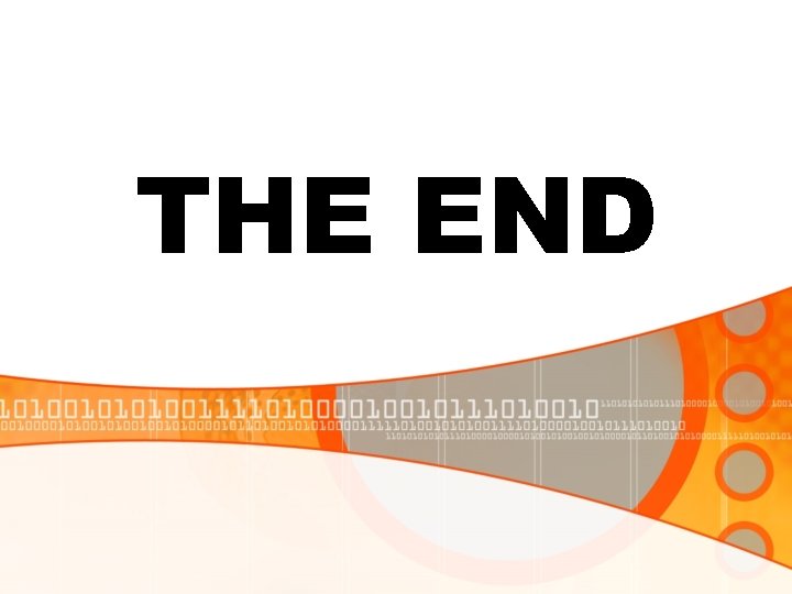 THE END THE END