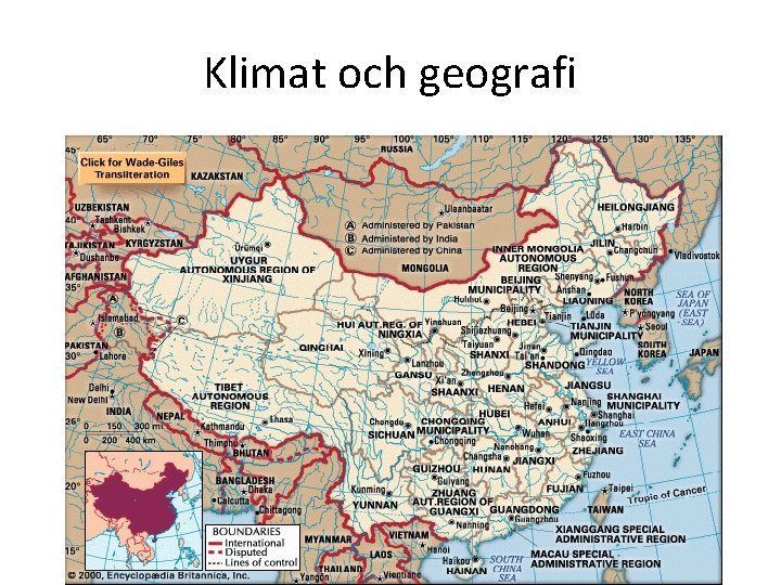 Klimat och geografi 