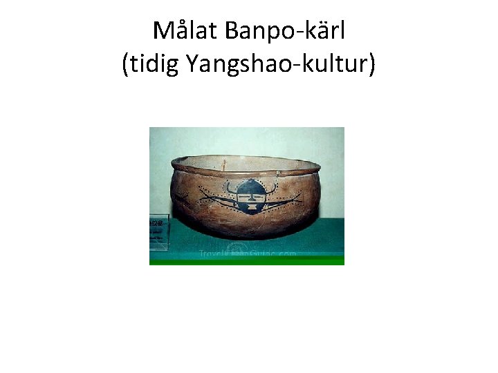 Målat Banpo-kärl (tidig Yangshao-kultur) 