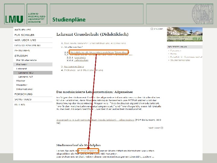 Studienpläne 