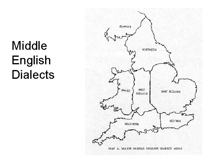 Middle English Dialects 