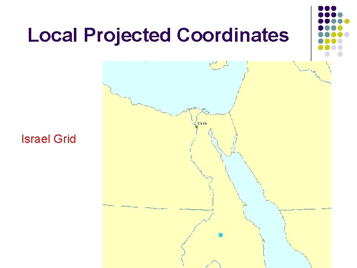 Local Projected Coordinates Israel Grid 