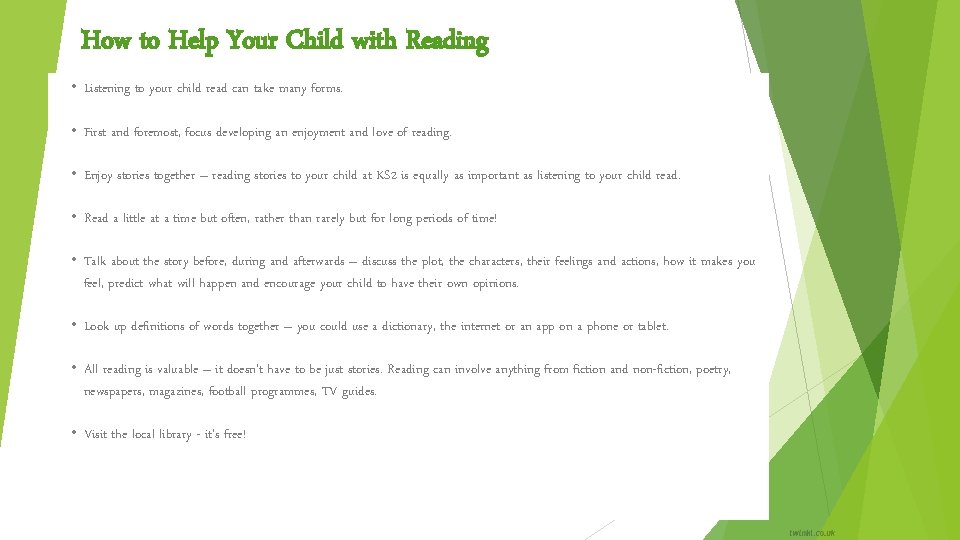 How to Help Your Child with Reading • Listening to your child read can How to Help Your Child with Reading • Listening to your child read can
