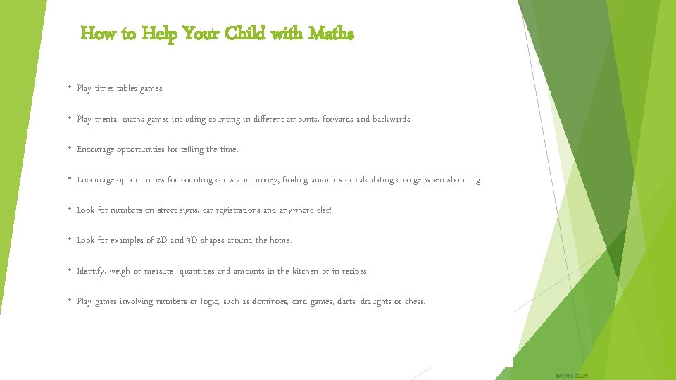 How to Help Your Child with Maths • Play times tables games • Play How to Help Your Child with Maths • Play times tables games • Play
