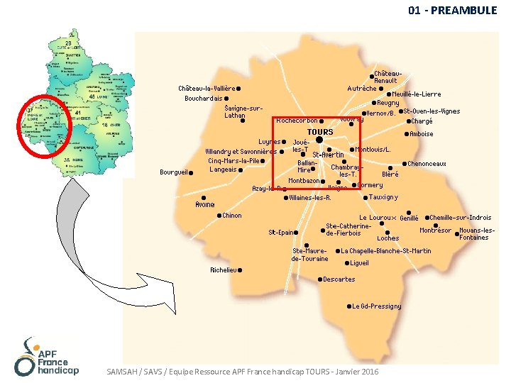 01 - PREAMBULE SAMSAH / SAVS / Equipe Ressource APF France handicap TOURS -