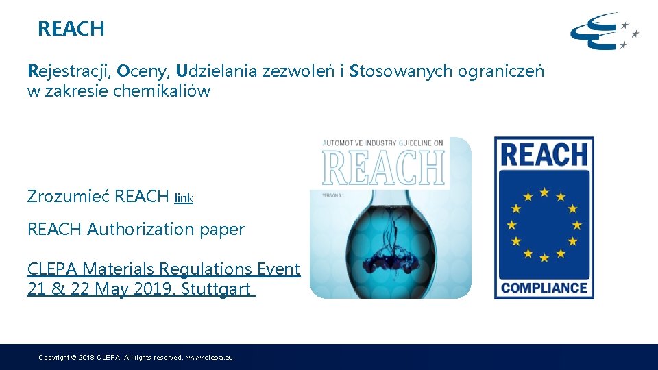 REACH Rejestracji, Oceny, Udzielania zezwoleń i Stosowanych ograniczeń w zakresie chemikaliów Zrozumieć REACH link