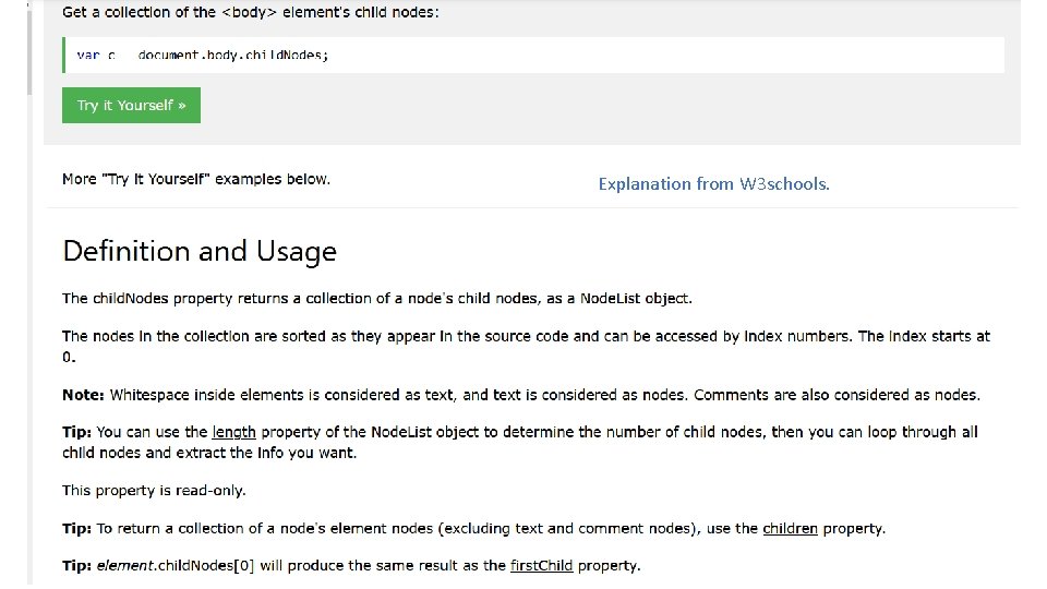 Explanation from W 3 schools. 