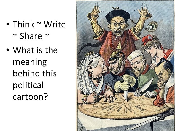  • Think ~ Write ~ Share ~ • What is the meaning behind