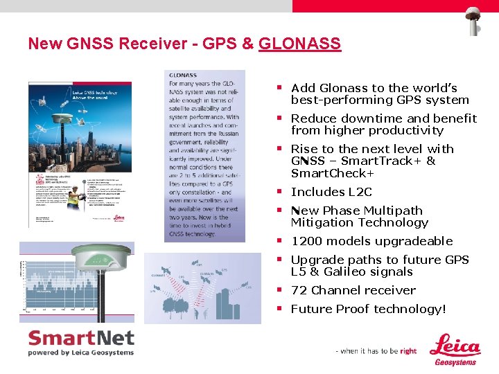 New GNSS Receiver - GPS & GLONASS § Add Glonass to the world’s best-performing