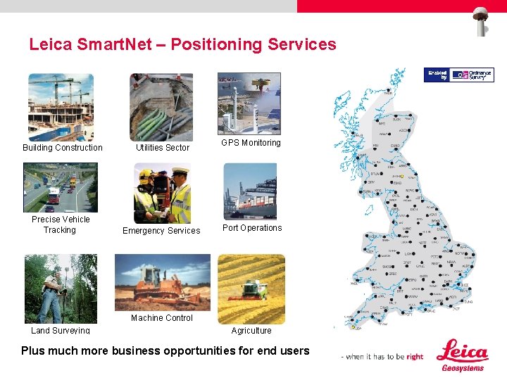 Leica Smart. Net – Positioning Services Building Construction Utilities Sector Precise Vehicle Tracking Emergency