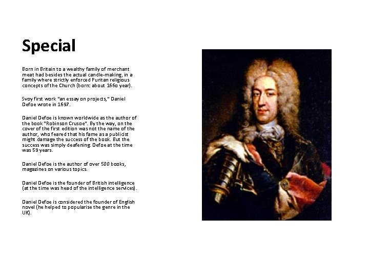 Special Born in Britain to a wealthy family of merchant meat had besides the Special Born in Britain to a wealthy family of merchant meat had besides the