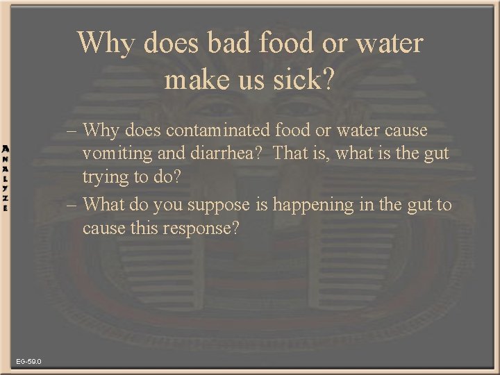 Why does bad food or water make us sick? – Why does contaminated food