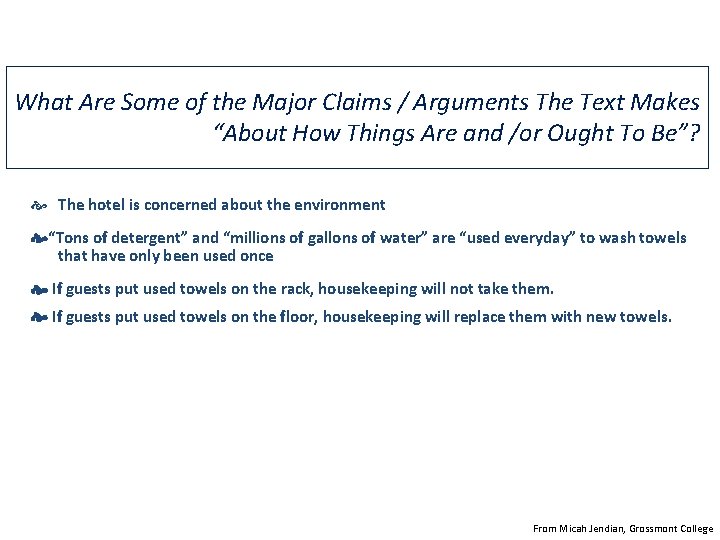 What Are Some of the Major Claims / Arguments The Text Makes Cal-PASS “About What Are Some of the Major Claims / Arguments The Text Makes Cal-PASS “About