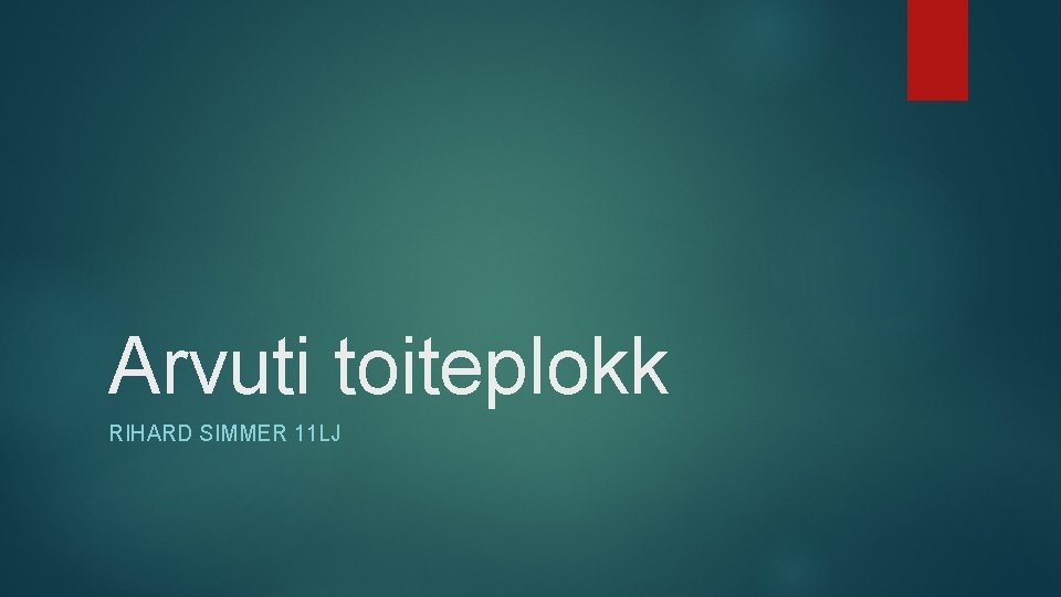 Arvuti toiteplokk RIHARD SIMMER 11 LJ 