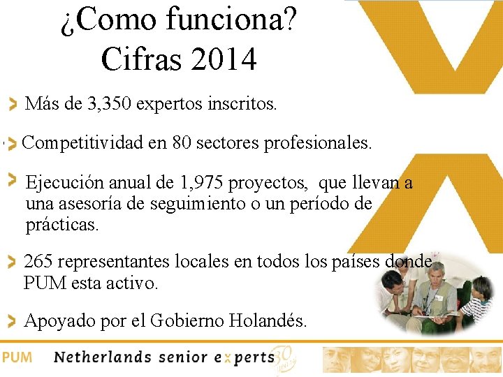 ¿Como funciona? Cifras 2014 • Más de 3, 350 expertos inscritos. • Competitividad en ¿Como funciona? Cifras 2014 • Más de 3, 350 expertos inscritos. • Competitividad en
