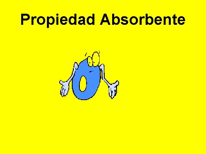 Propiedad Absorbente 