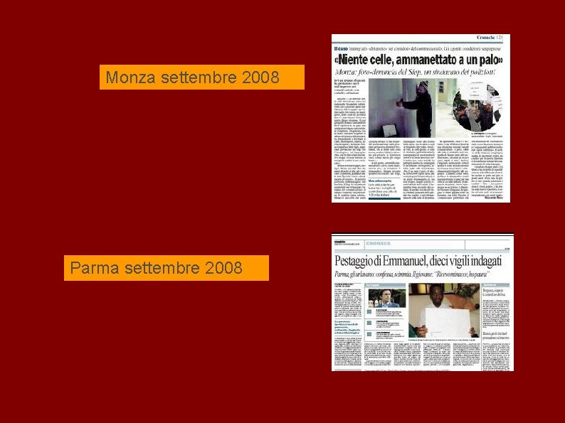 Monza settembre 2008 Parma settembre 2008 