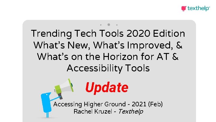 Trending Tech Tools 2020 Edition What’s New, What’s Improved, & What’s on the Horizon