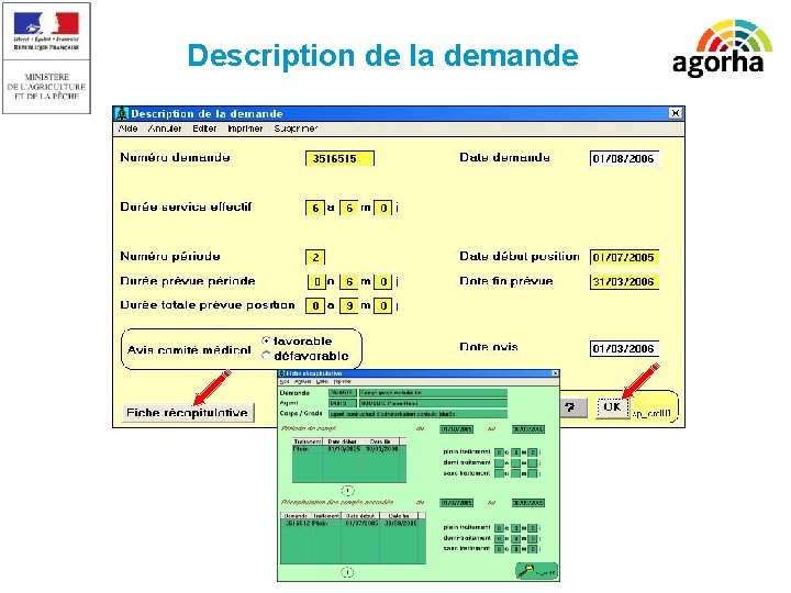 Description de la demande 19 