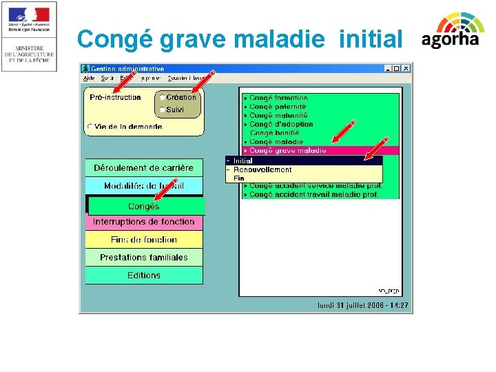 Congé grave maladie initial 3 