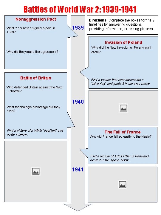 Battles of World War 2: 1939 -1941 Nonaggression Pact What 2 countries signed a