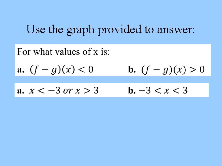 Use the graph provided to answer: 