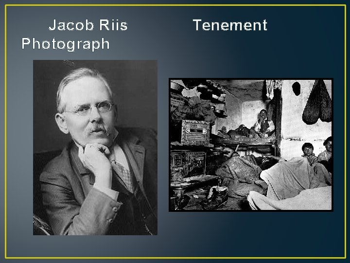 Jacob Riis Photograph Tenement 