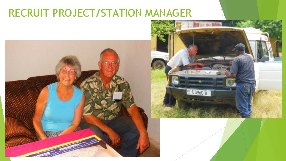 RECRUIT PROJECT/STATION MANAGER 
