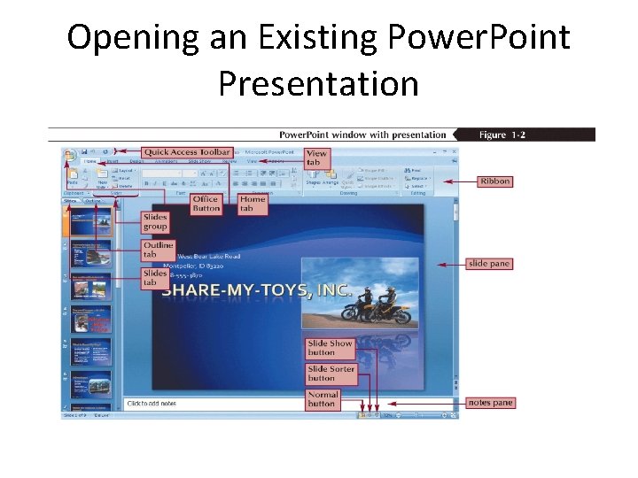 Opening an Existing Power. Point Presentation Opening an Existing Power. Point Presentation