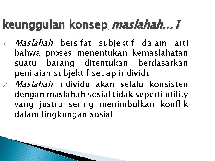 Teori Dan Perilaku Konsumsi Dalam Islam Pertemuan 4