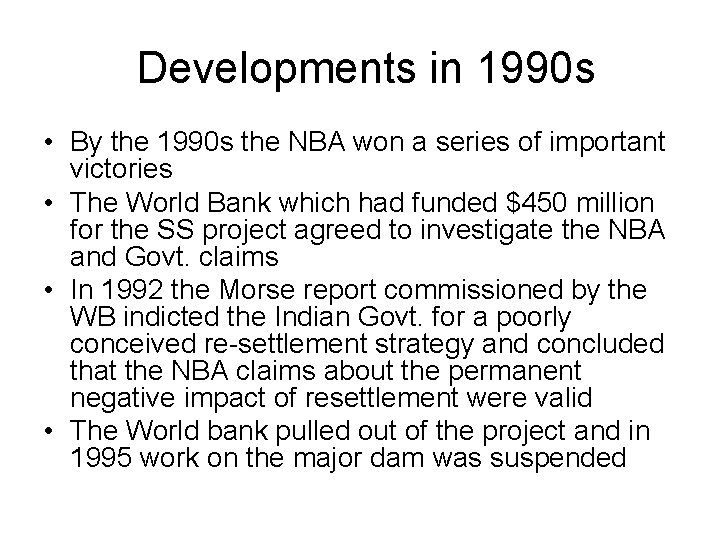 Developments in 1990 s • By the 1990 s the NBA won a series