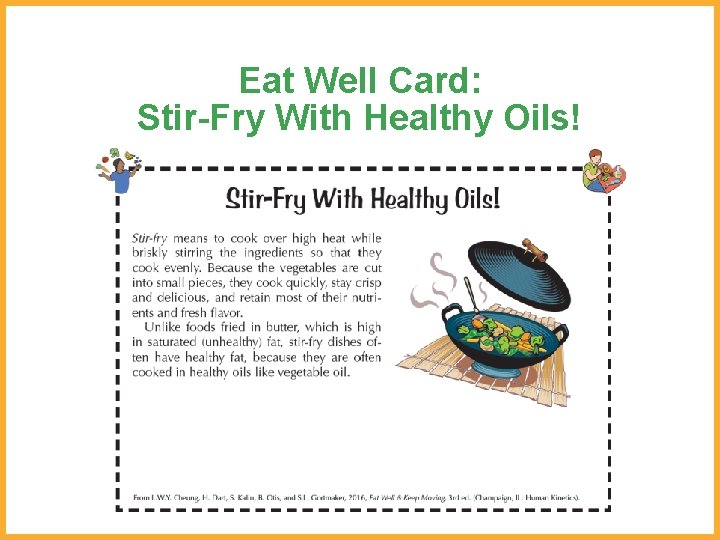 Eat Well Card: Stir-Fry With Healthy Oils! 