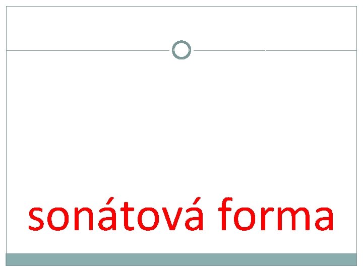 sonátová forma 