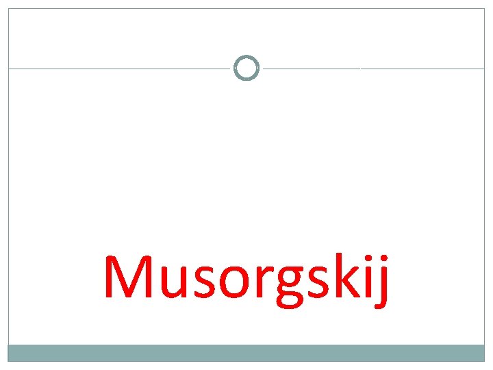 Musorgskij 