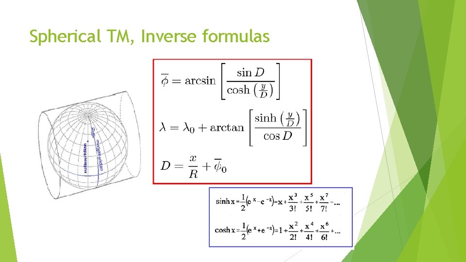 Spherical TM, Inverse formulas 