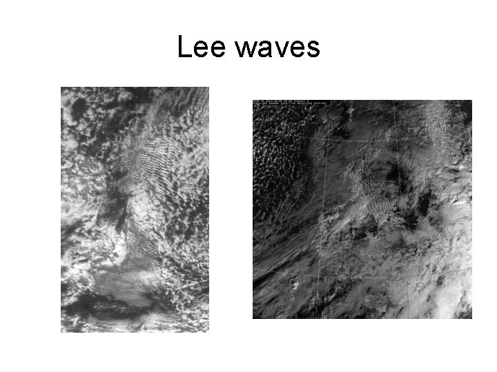 Lee waves 