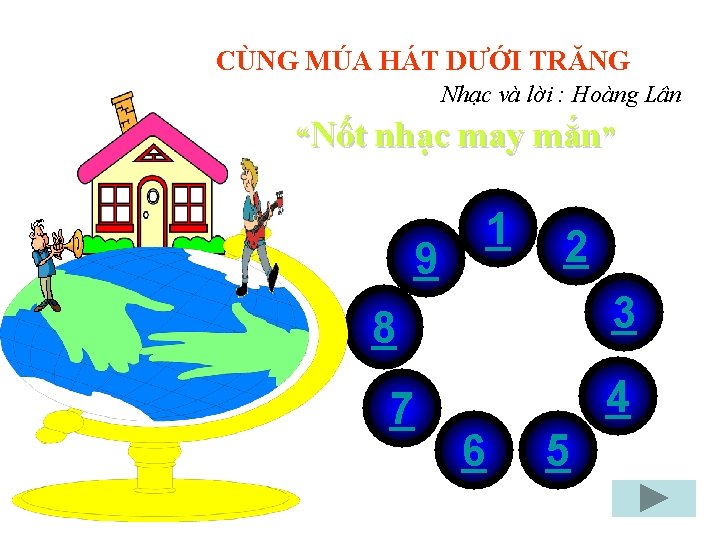 CÙNG MÚA HÁT DƯỚI TRĂNG Nhạc và lời : Hoàng Lân “Nốt nhạc may