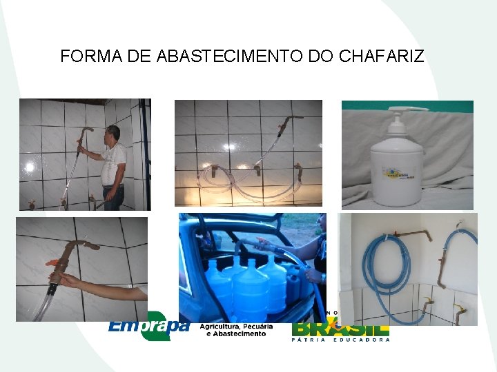 FORMA DE ABASTECIMENTO DO CHAFARIZ 