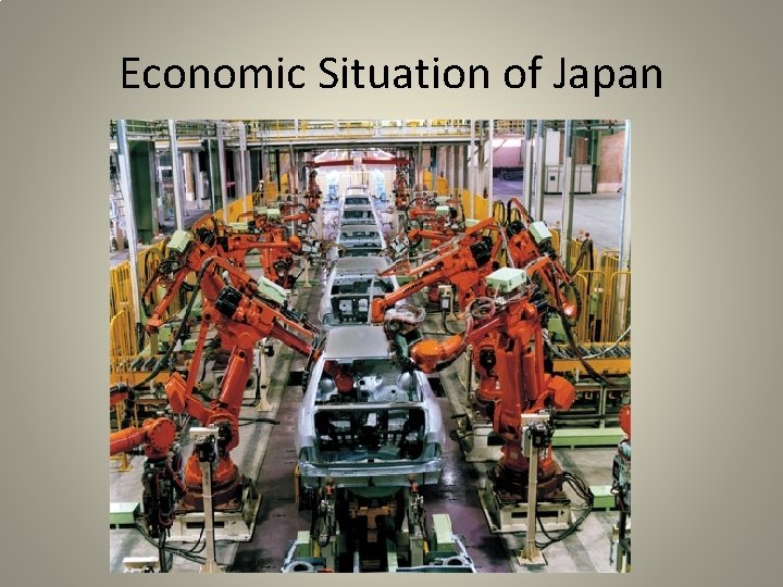 Economic Situation of Japan 