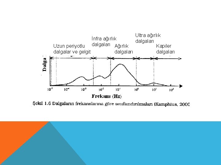 Uzun periyotlu dalgalar ve gelgit Ultra ağırlık dalgaları Kapiler dalgaları İnfra ağırlık dalgaları Ağırlık