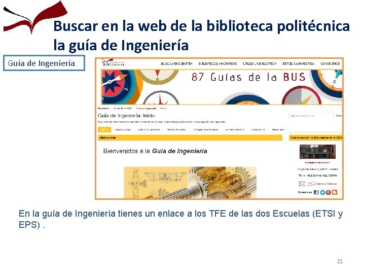 Buscar en la web de la biblioteca politécnica la guía de Ingeniería Guía de