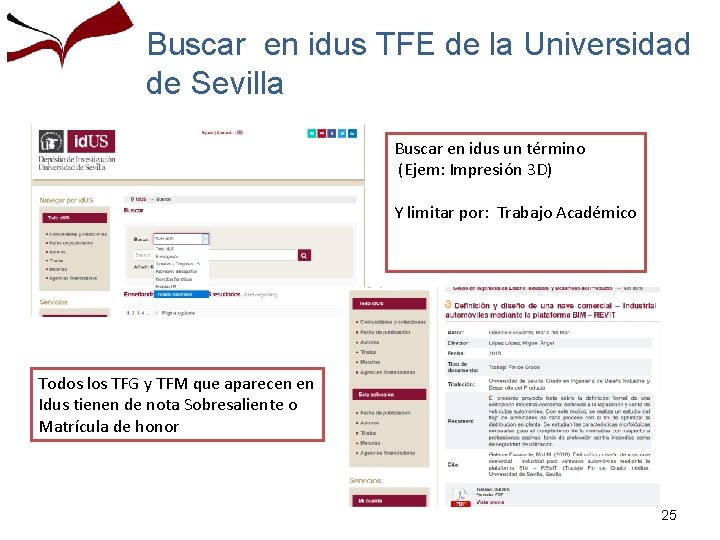 Buscar en idus TFE de la Universidad de Sevilla Buscar en idus un término