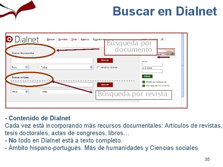 Buscar en Dialnet Búsqueda por documento Búsqueda por revista - Contenido de Dialnet Cada