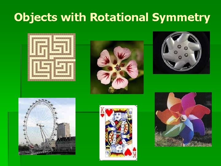 Objects with Rotational Symmetry 