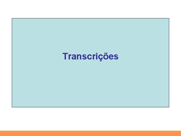 Transcrições 