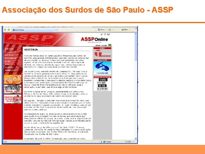 Associação dos Surdos de São Paulo - ASSP 