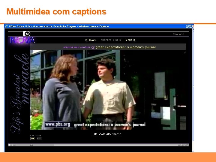 Multímidea com captions 