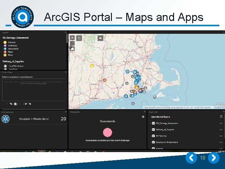 Arc. GIS Portal – Maps and Apps 18 