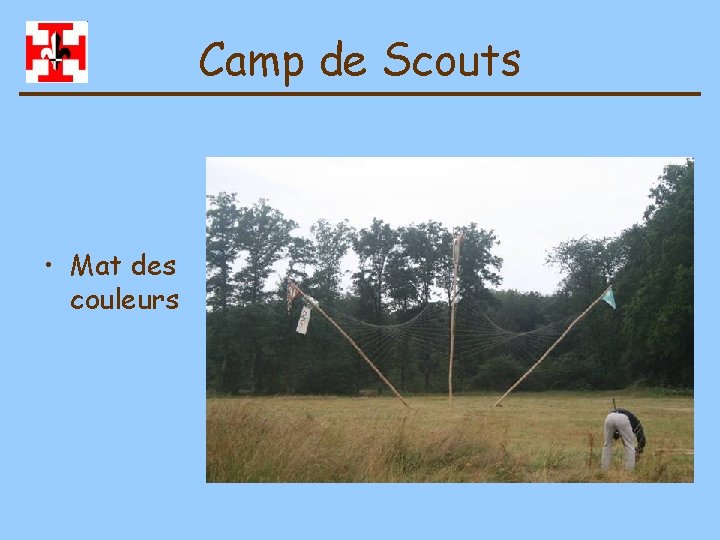 Camp de Scouts • Mat des couleurs 